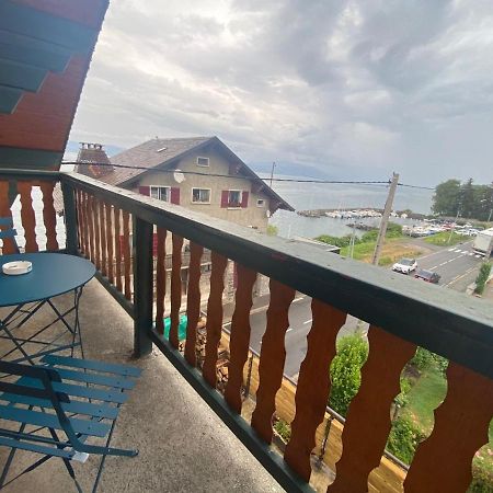 Bord De Lac,2 Chambres Superbe Vue Lac 5Mn Evian لوجْرا المظهر الخارجي الصورة